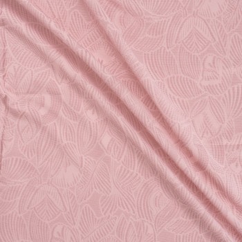 Pink jacquard vegetal
